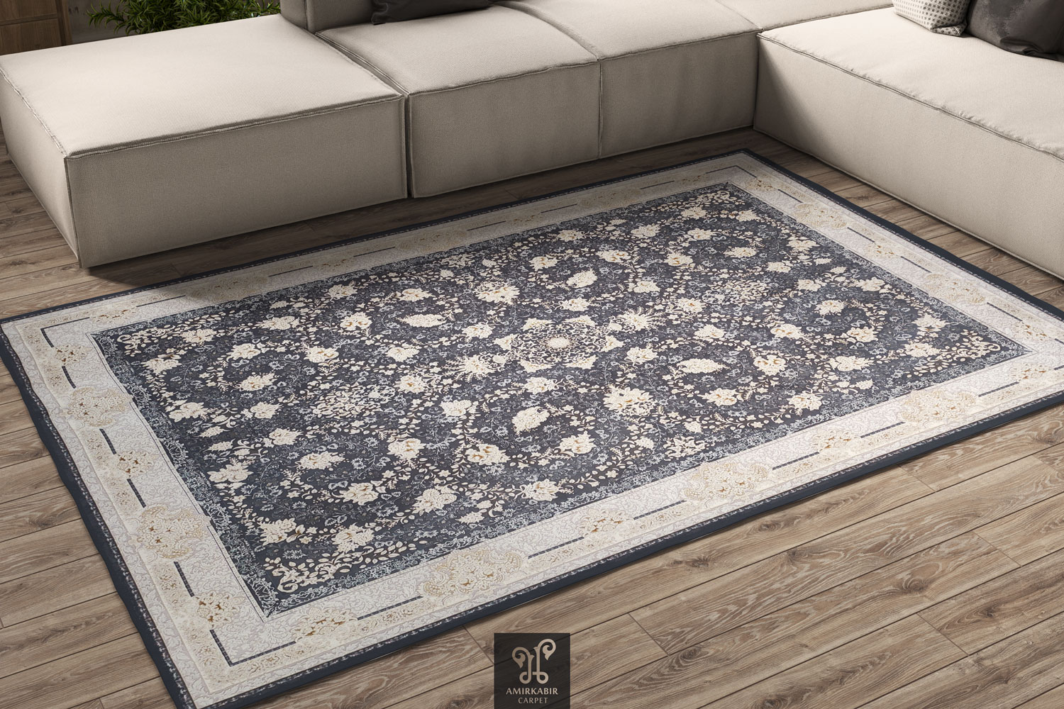 1200 reeds carpet Highbulk - Goldsmith yarn - Smokey carpet- sogol Smokey carpet (1)