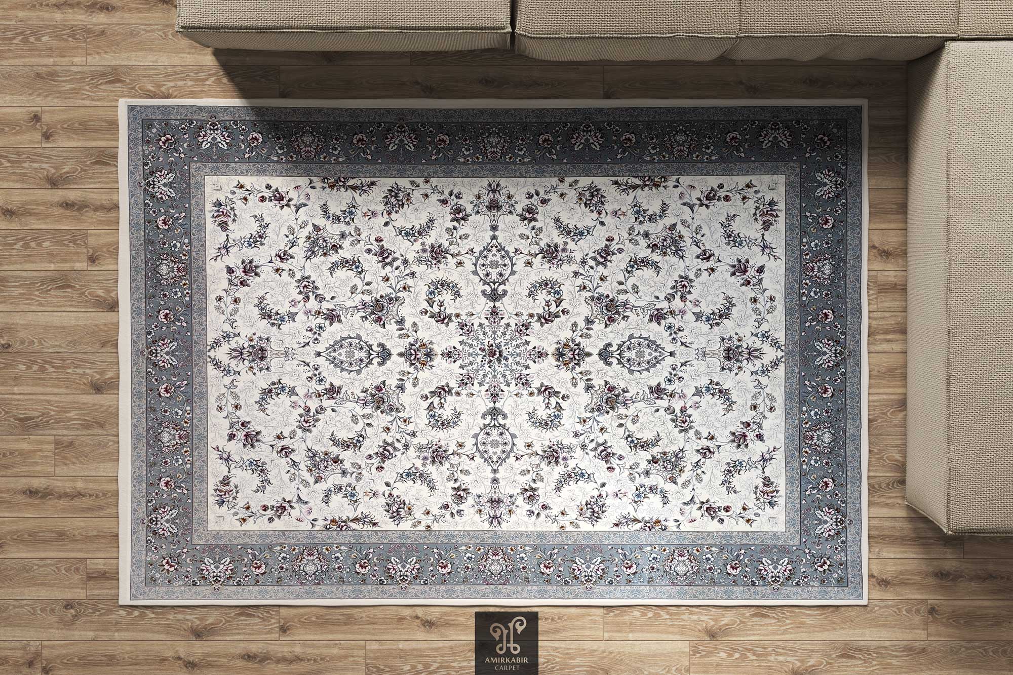 700 reeds carpet 2550 Density -AYNAZ Cream carpet