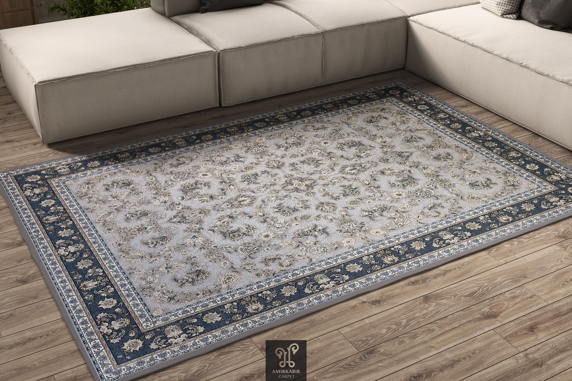 700 reeds carpet 2550 Density -Farnosh Beige carpet