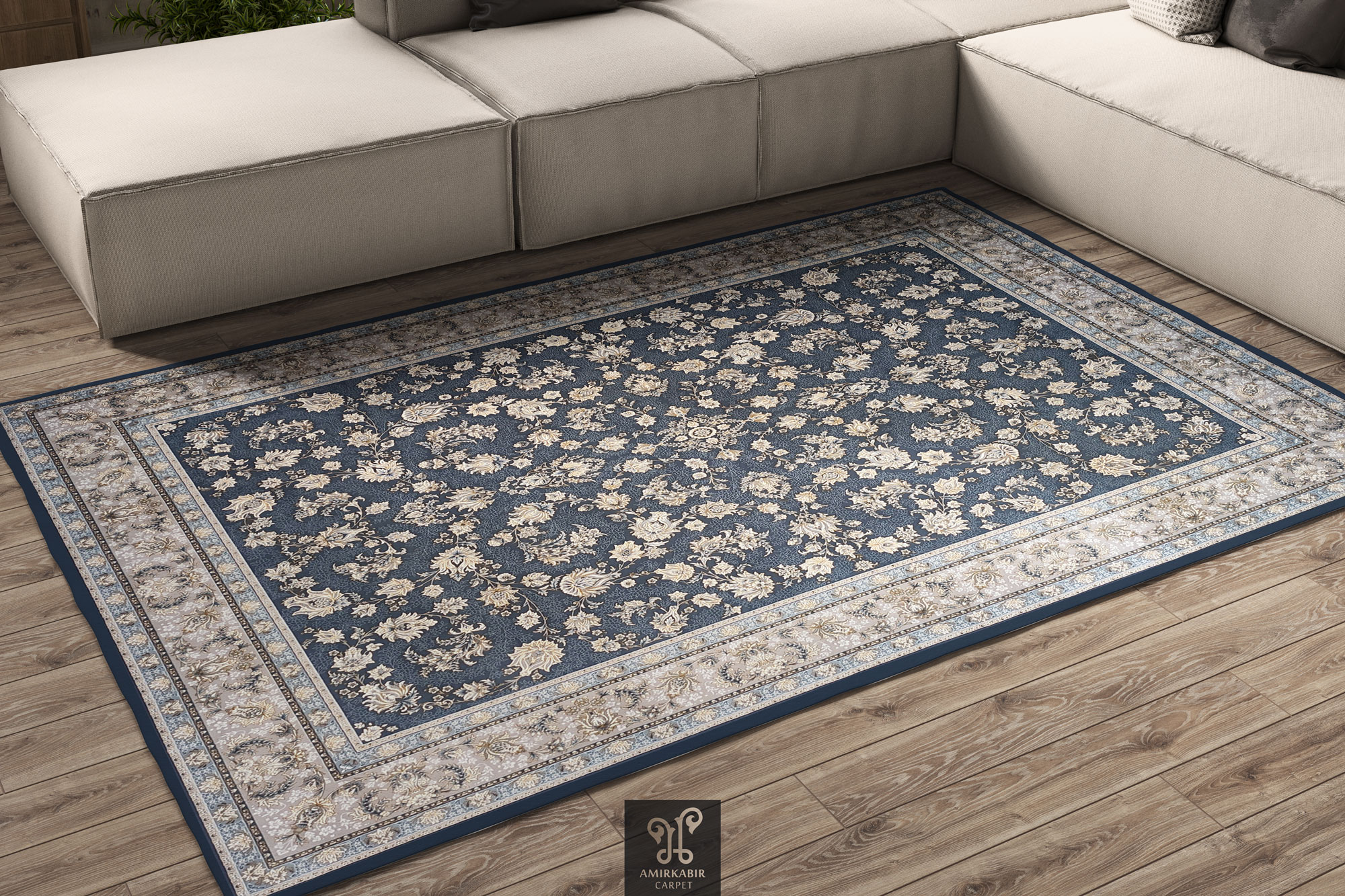 700 reeds carpet 2550 Density -Farnosh Smokey carpet
