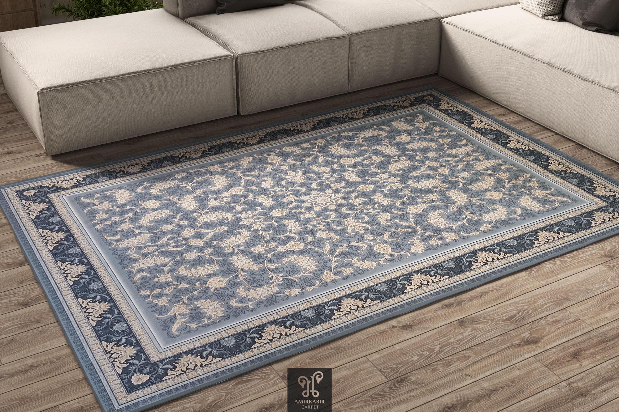 700 reeds carpet 2550 Density -NEGAR Silver carpet