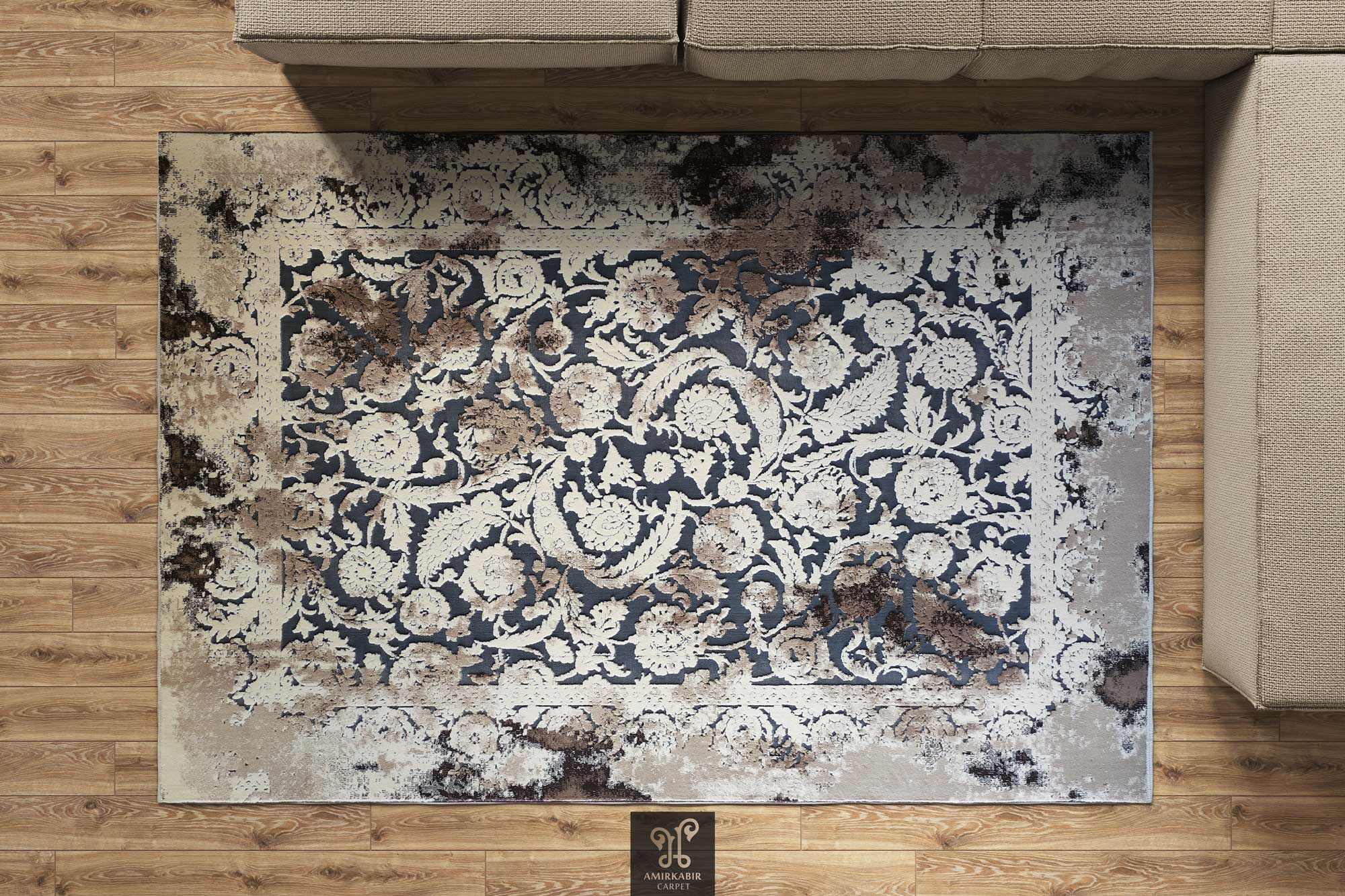 Vintage 400 reeds carpet -1300 Density RUG - Modern Carpet - Harmony Carpet