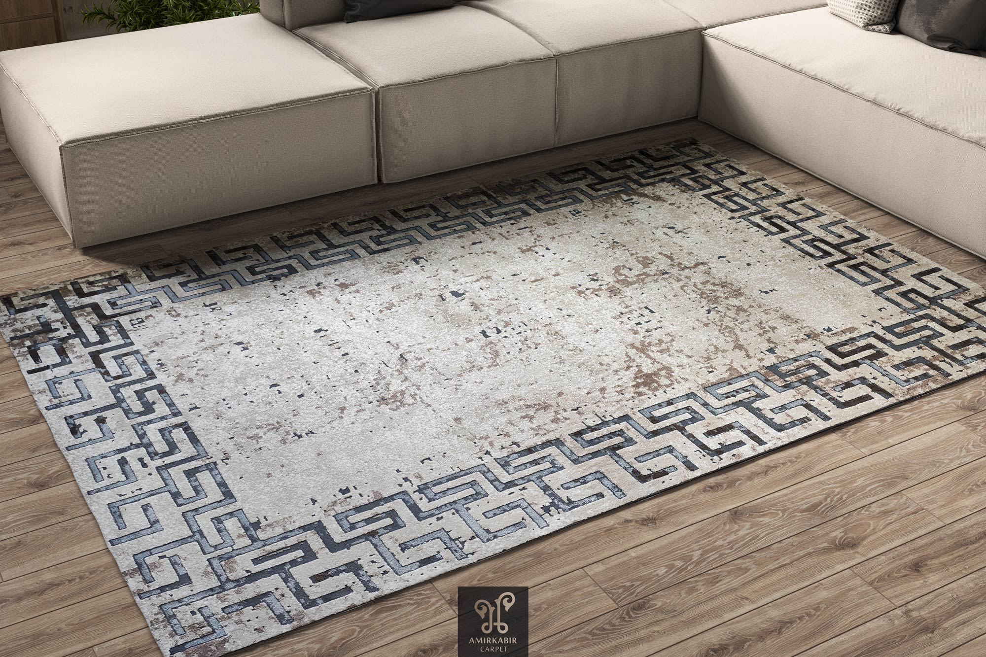 Vintage 400 reeds carpet -1400 Density RUG - Modern Carpet - Harmony Carpet 1117
