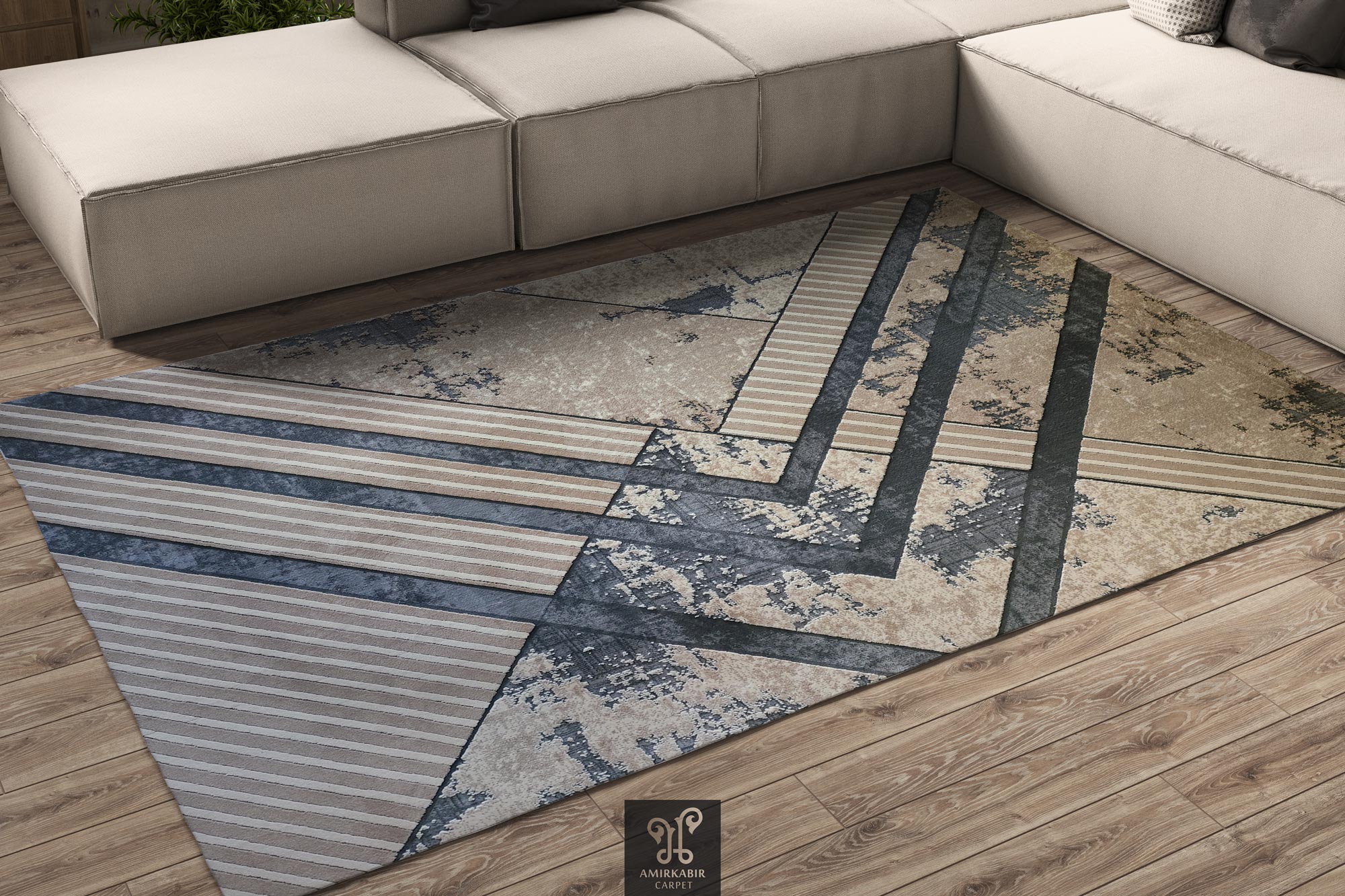 Vintage 400 reeds carpet -1400 Density RUG - Modern Carpet - Harmony Carpet 1133