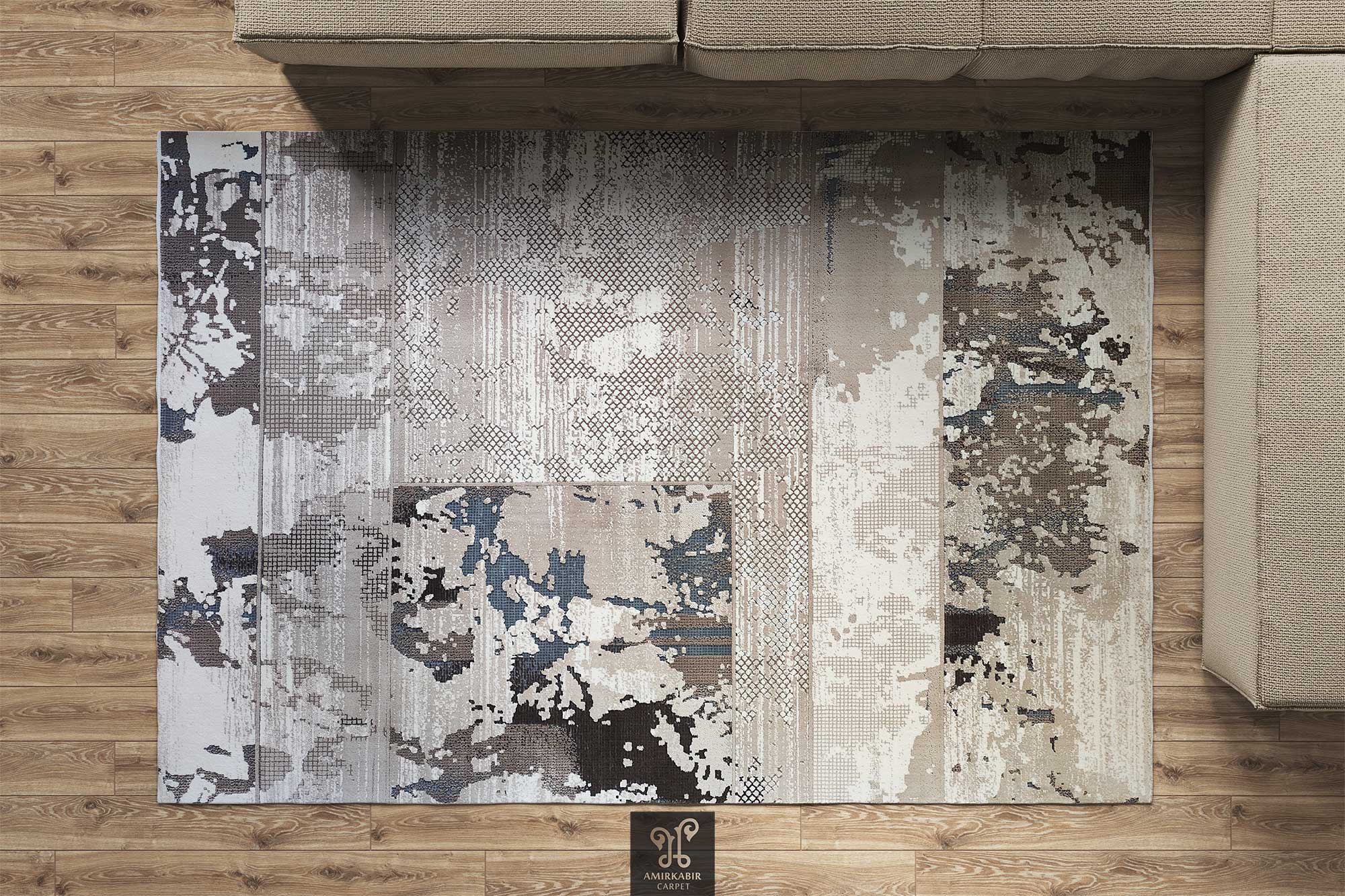 Vintage 400 reeds carpet -1400 Density RUG - Modern Carpet - Harmony Carpet 1134