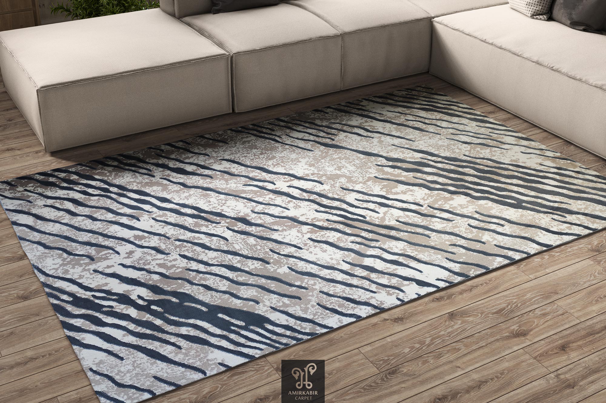 Vintage 400 reeds carpet -1400 Density RUG - Modern Carpet - Harmony Carpet 1143