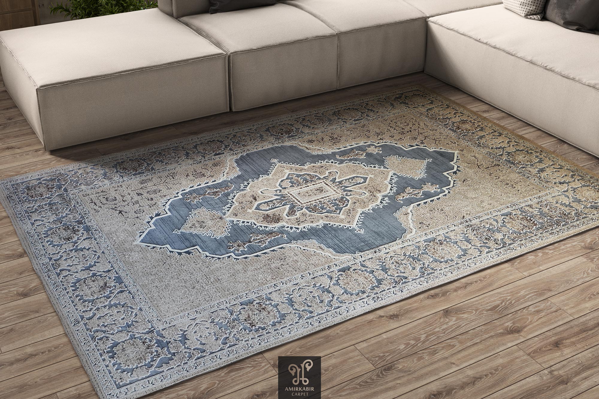 Vintage 400 reeds carpet -1400 Density RUG - Modern Carpet - Harmony Carpet 1146