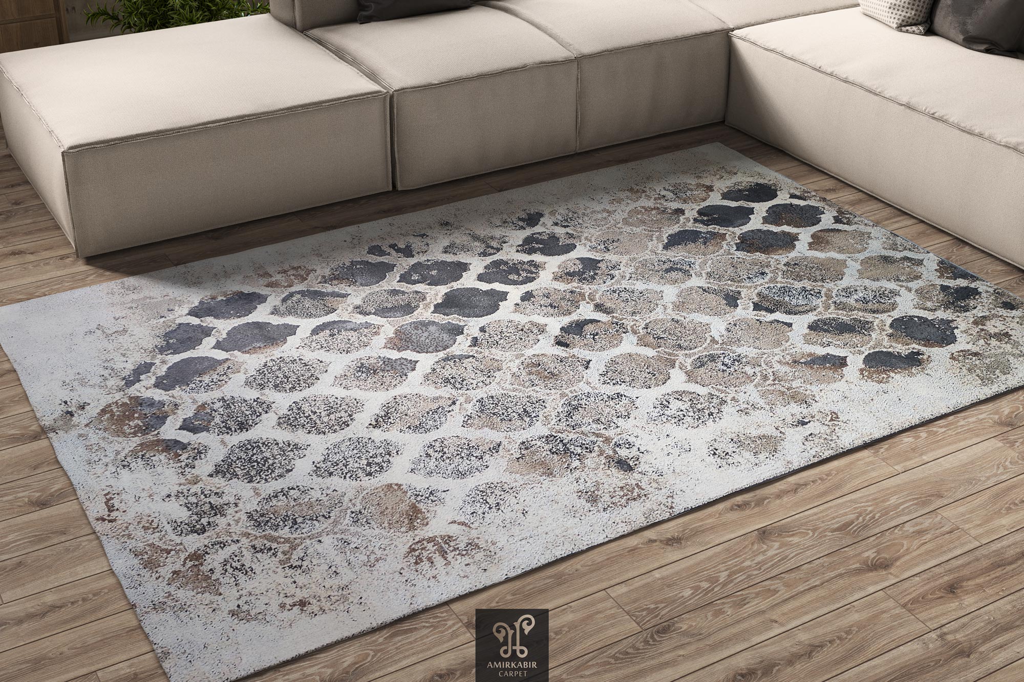 Vintage 400 reeds carpet -1400 Density RUG - Modern Carpet - Harmony Carpet 1190