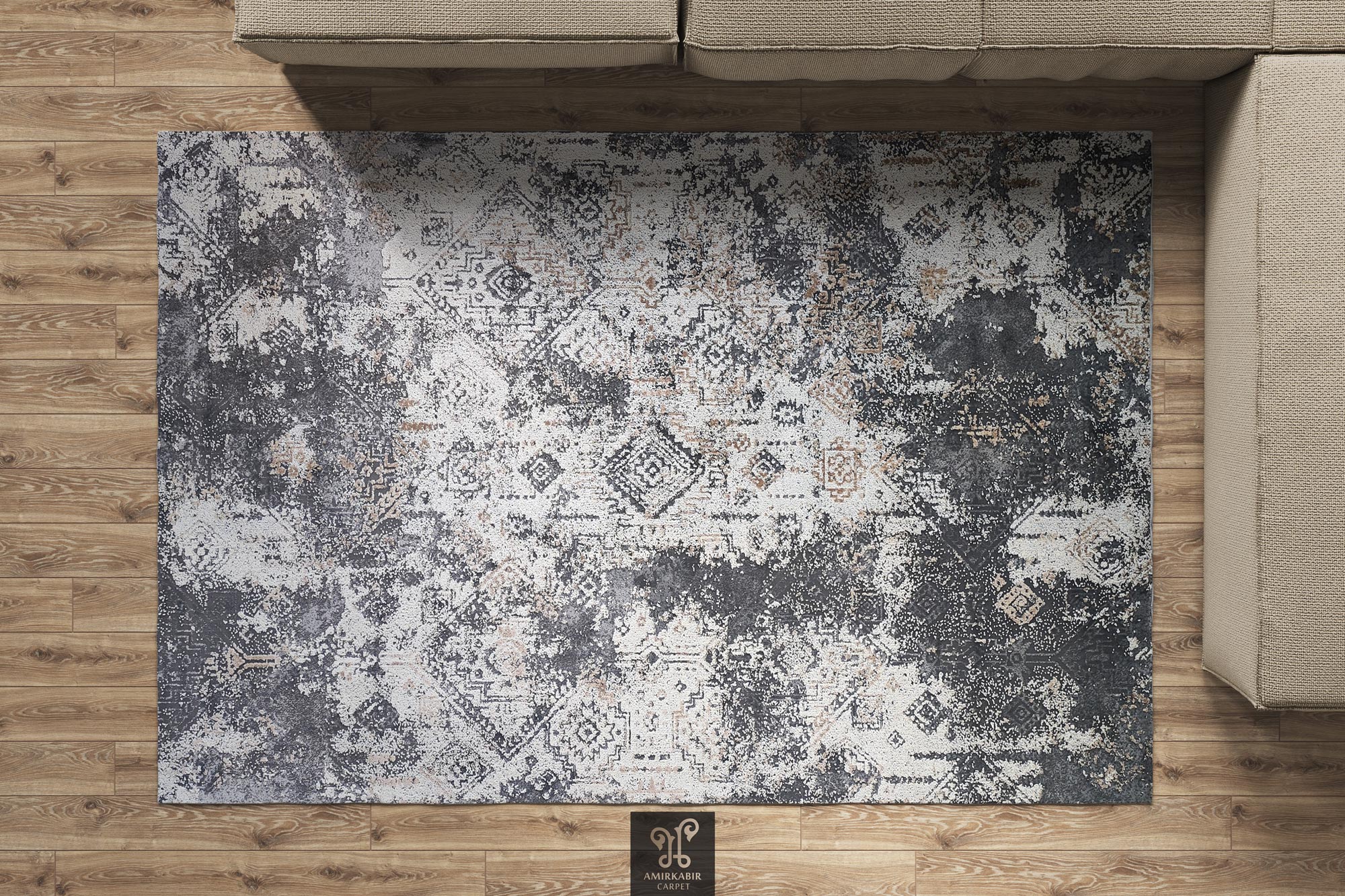 Vintage 400 reeds carpet -1400 Density RUG - Modern Carpet - Harmony Carpet 1192