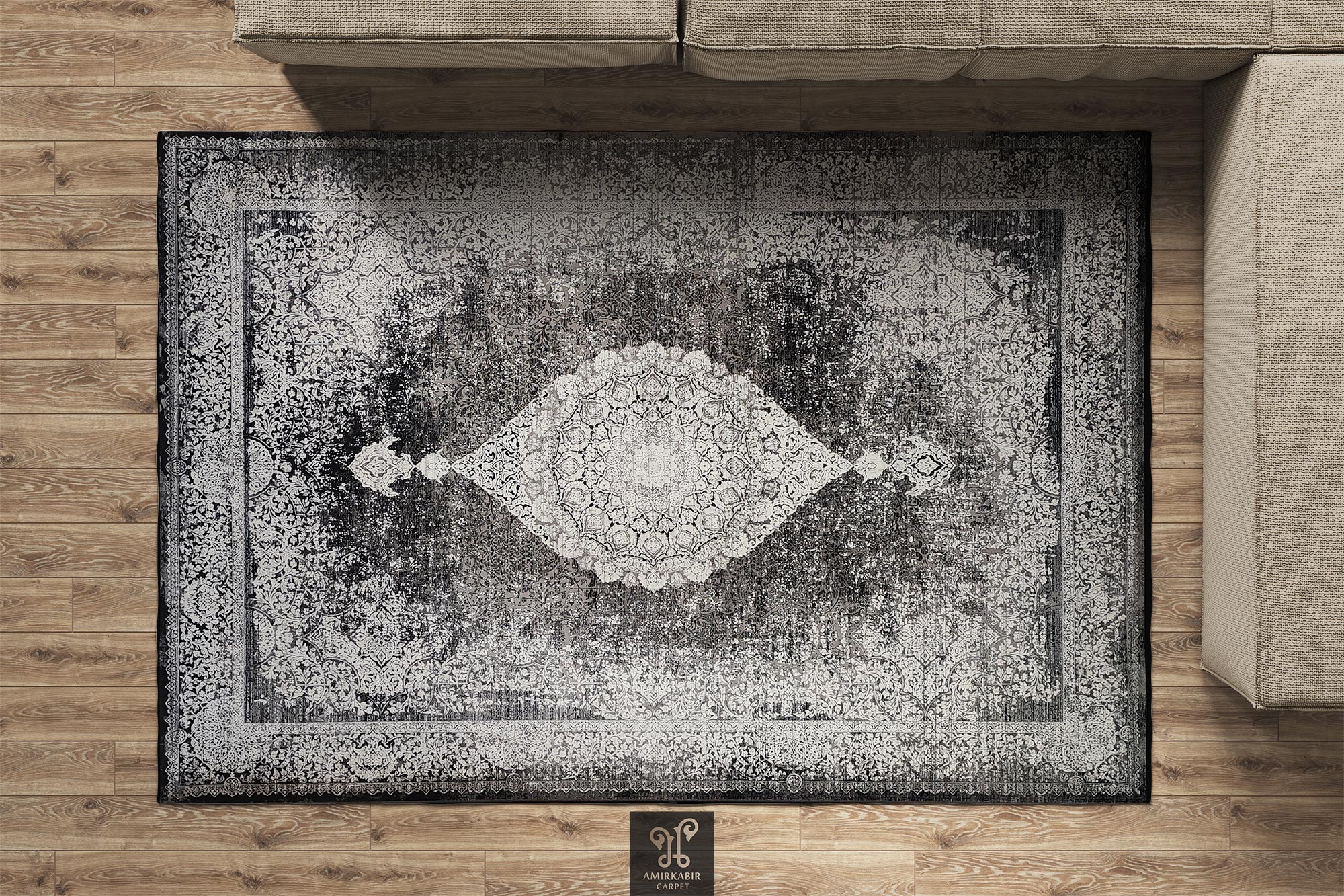 1200 reeds carpet Modern Carpet - Highbulked Carpet Style - Gisa Silver