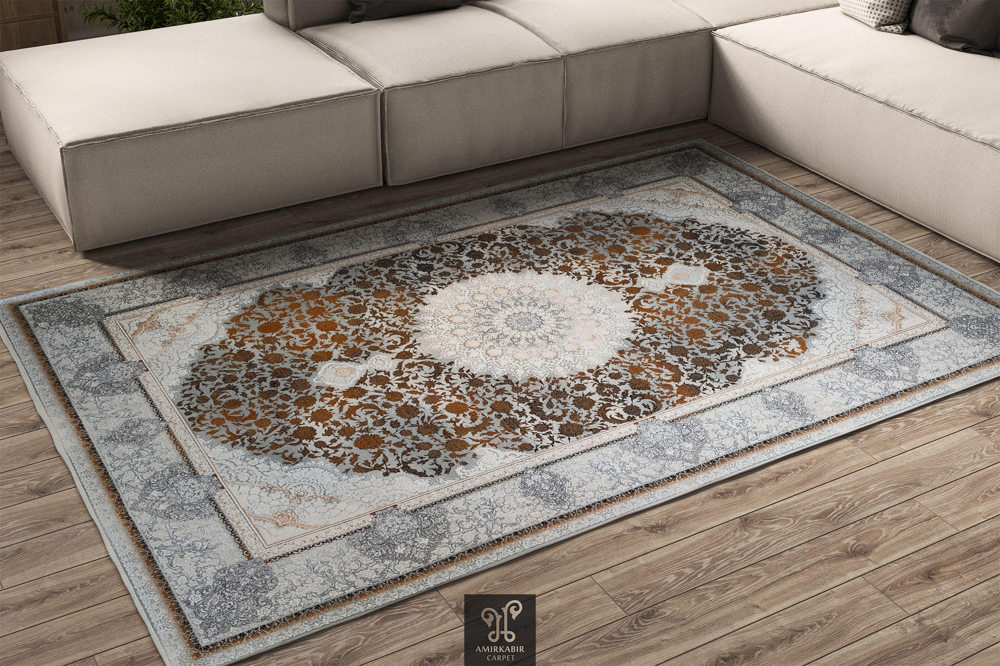 1200 reeds carpet Modern Carpet - Highbulked Carpet Style - Vintage Shadi Gold