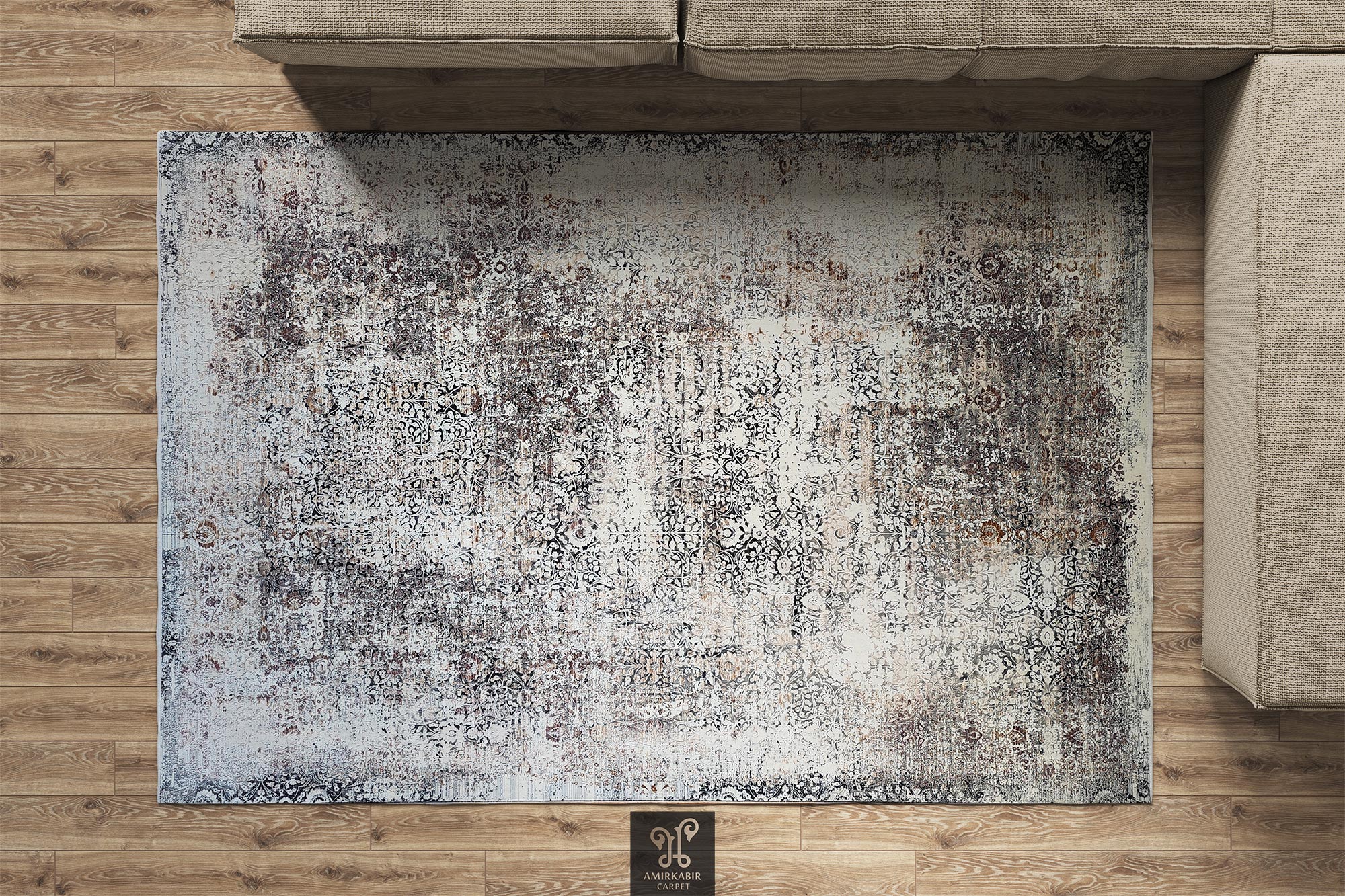 1200 reeds carpet Modern Carpet - Highbulked Carpet Style - Vintage Zhina