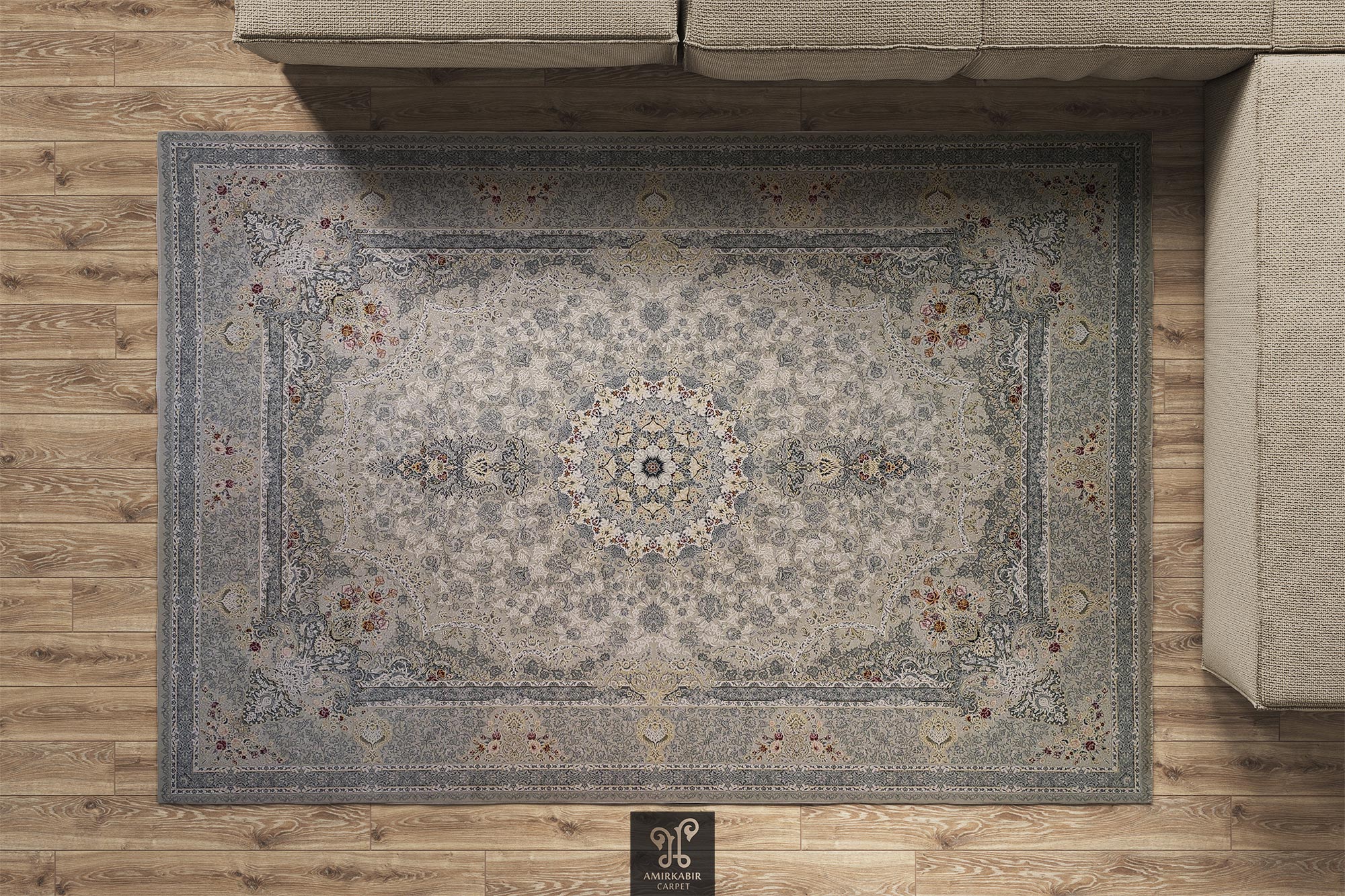 1500 reeds carpet Classic Carpet - Highbulk Carpet - Qasr-e Talaey Cream