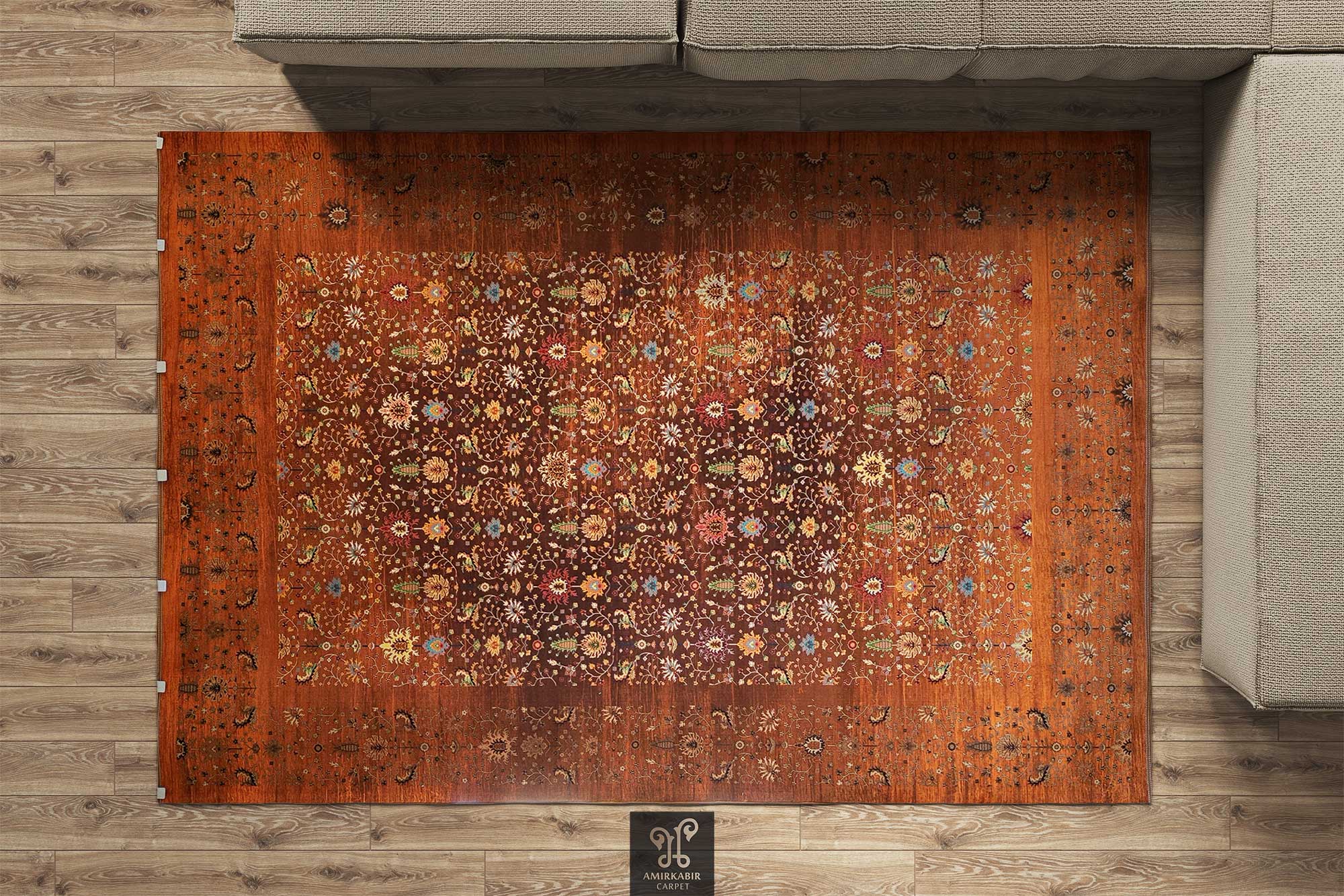 Carpet 1200 reeds - Amirkabircarpet - Colorful Carpet - 1200 reeds Colorful