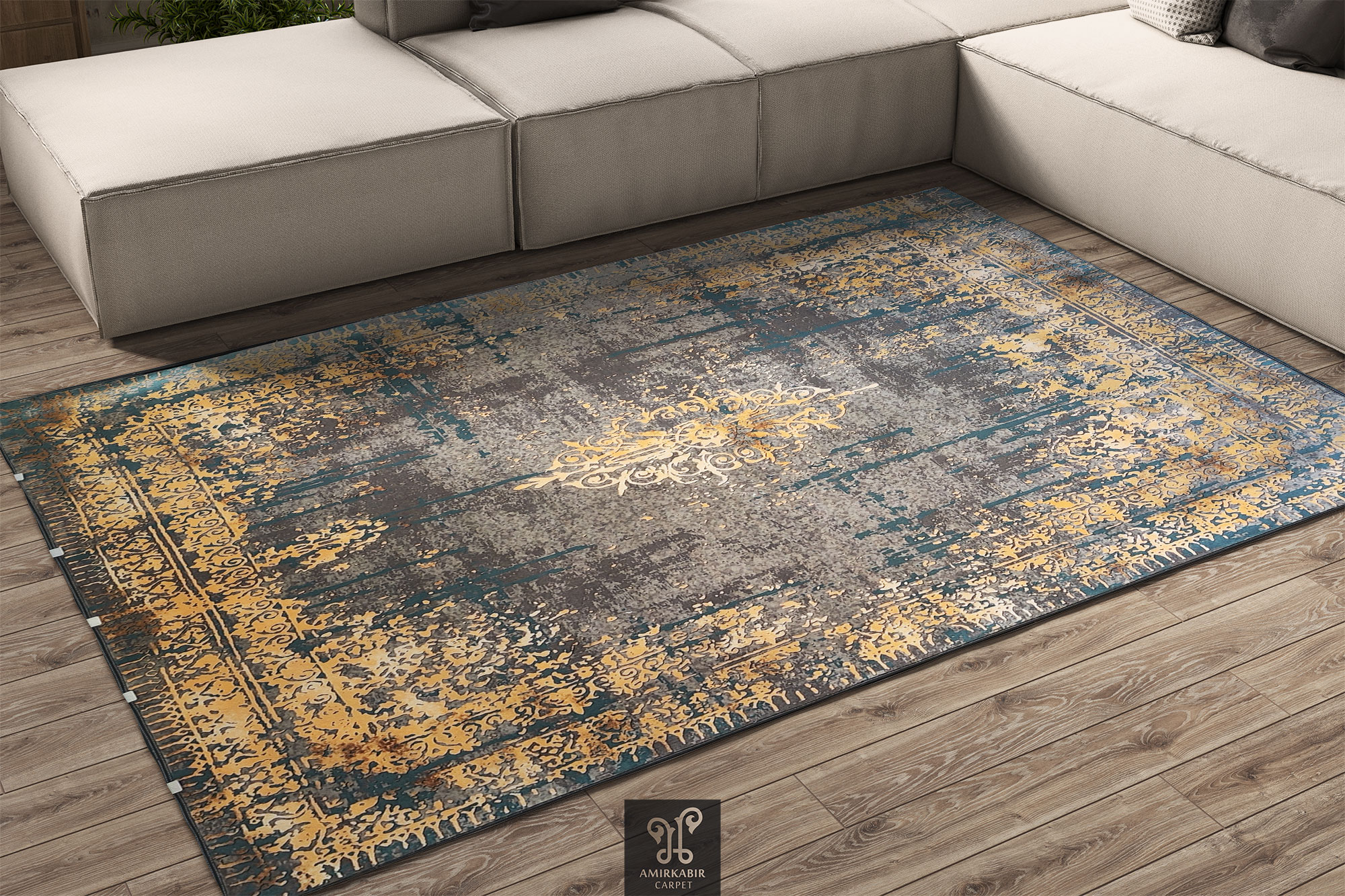 Carpet 1200 reeds - Amirkabircarpet - Colorful Carpet - 1200 reeds Colorful