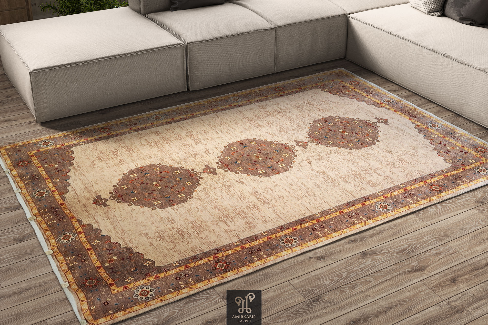 Carpet 1200 reeds - Amirkabircarpet - Colorful Carpet - 1200 reeds Colorful