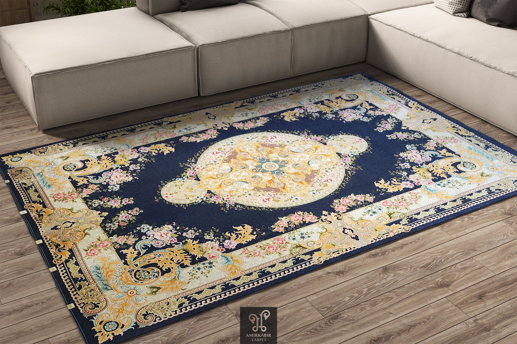 Carpet 1200 reeds - Amirkabircarpet - Colorful Carpet - 1200 reeds Colorful
