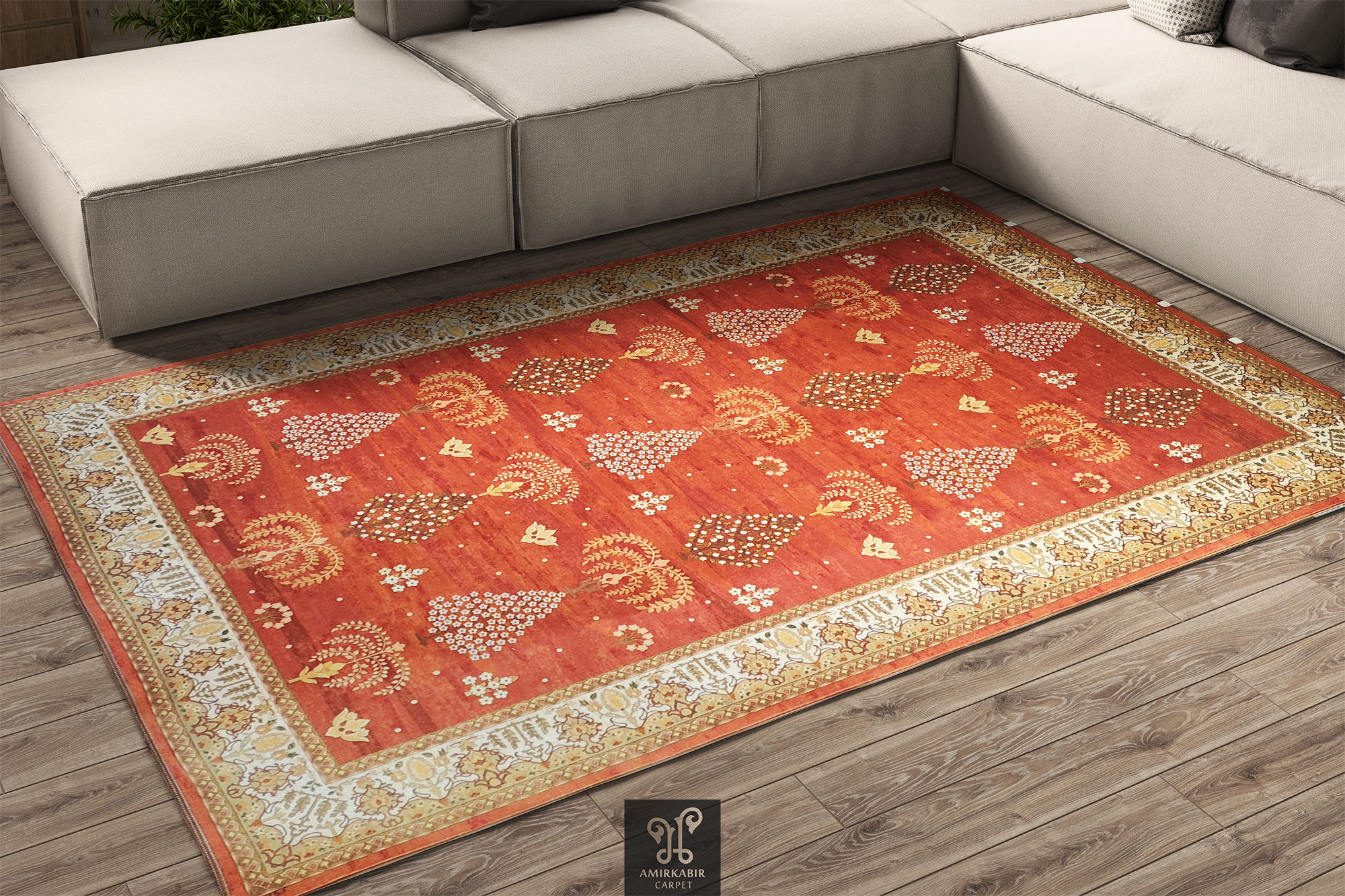 Carpet 1200 reeds - Amirkabircarpet - Colorful Carpet - 1200 reeds Colorful