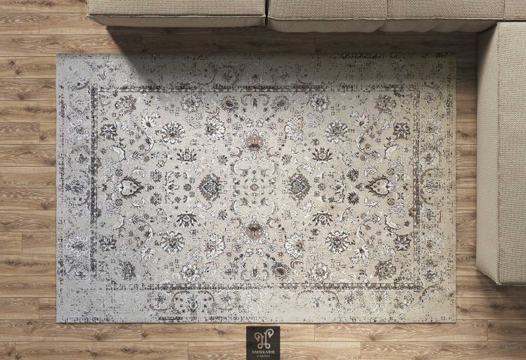 Vintage 400 reeds carpet -1400 Density RUG - Modern Carpet - Harmony Carpet 1175 Beige