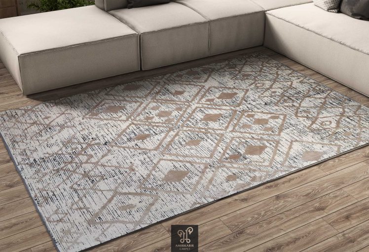 Vintage 400 reeds carpet -1400 Density RUG - Modern Carpet - Harmony Carpet 1194 Beige