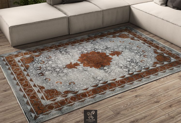 1200 reeds carpet Modern Carpet - Highbulked Carpet Style - Vintage Naeen Gold